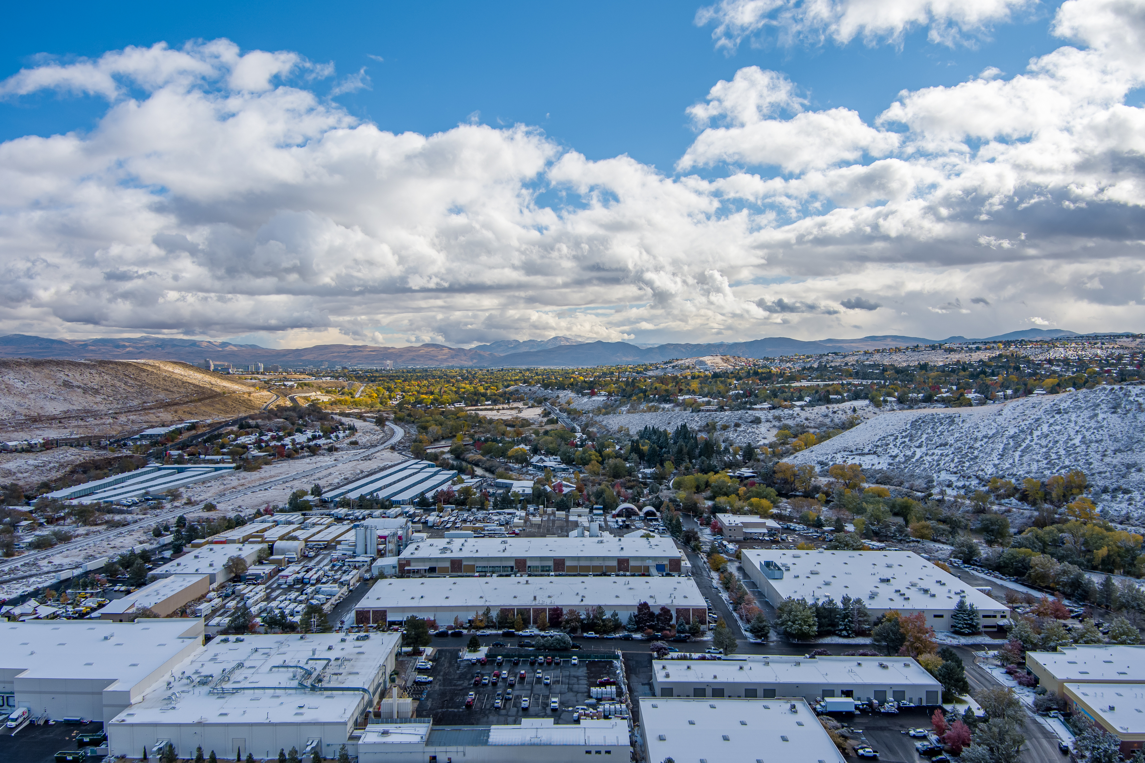 Warehouse roofs in Washoe County
